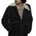 School Spirits 2023 Kristian Flores (Simon Elroy) Black Shearling Jacket